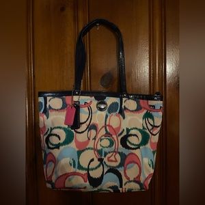 Multicolor Coach Purse
